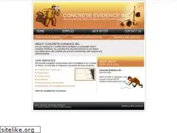 Sites similar to concreteevidenceinc.com