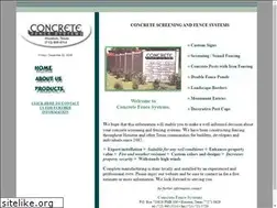 Sites similar to concretefencesystems.com