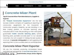 Sites similar to concretemixerplant.com