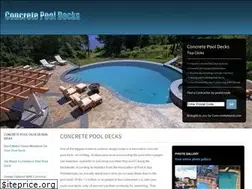 Sites similar to concretepooldecks.org