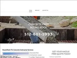 Sites similar to concreteprosroundrock.com
