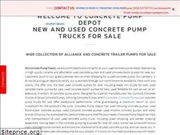 Sites similar to concretepumpdepot.com