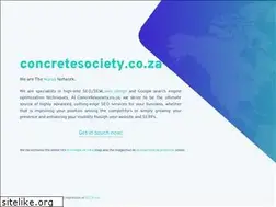 Sites similar to concretesociety.co.za