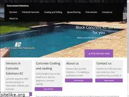 Sites similar to concretesolutionskc.com