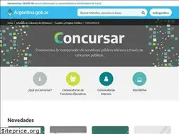 Sites similar to concursar.gob.ar