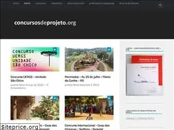 Sites similar to concursosdeprojeto.org