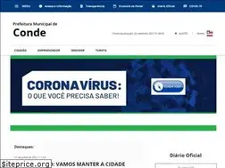 Sites similar to conde.ba.gov.br