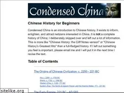 Sites similar to condensedchina.com