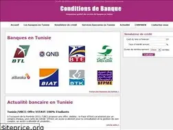 Sites similar to conditions-de-banque-tunisie.com
