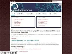 Sites similar to condoleances.ca
