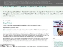 Sites similar to condomsizeandfacts.blogspot.com