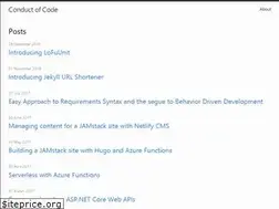 Sites similar to conductofcode.io