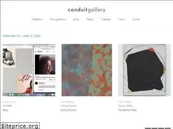 Sites similar to conduitgallery.com
