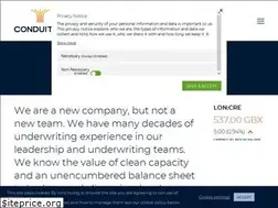 Sites similar to conduitreinsurance.com