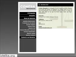 Sites similar to conesaabogados.com