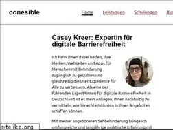 Sites similar to conesible.de