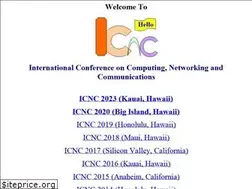 Sites similar to conf-icnc.org