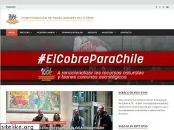 Sites similar to confederaciondelcobre.cl