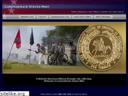 Sites similar to confederatestatesmint.com
