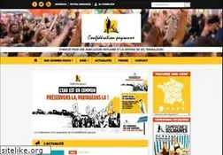 Sites similar to confederationpaysanne.fr