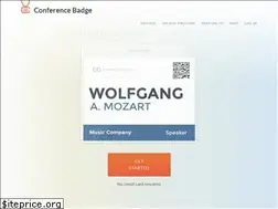 Sites similar to conferencebadge.com
