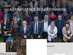 Sites similar to conferencedesbatonniers.com