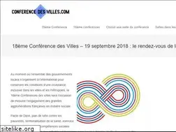 Sites similar to conferencedesvilles.com