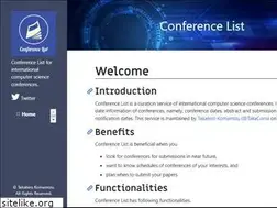 Sites similar to conferencelist.info