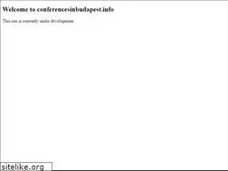 Sites similar to conferences-in-budapest.com