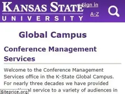 Sites similar to conferences.k-state.edu