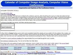 Sites similar to conferences.visionbib.com