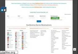 Sites similar to conferenceseries.com