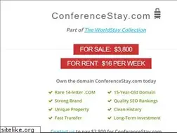 Sites similar to conferencestay.com