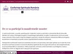 Sites similar to conferintespiritualeromania.ro