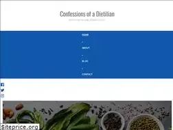 Sites similar to confessionsofadietitian.com