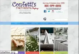 Sites similar to confettispartyrental.com