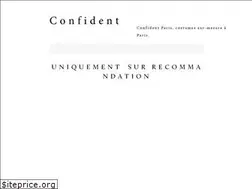 Sites similar to confident-paris.com