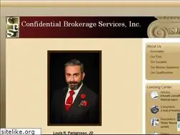 Sites similar to confidentialbrokerageservices.com