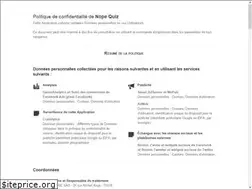 Sites similar to confidentialite.nopequiz.com