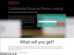 Sites similar to confidentialphonelookup.com