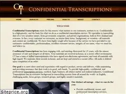 Sites similar to confidentialtranscription.co.nz