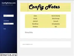 Sites similar to confignotes.com