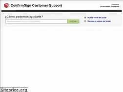 Sites similar to confirmsign.freshdesk.com