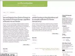 Sites similar to conflictantiquities.wordpress.com
