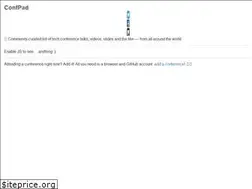 Sites similar to confpad.io