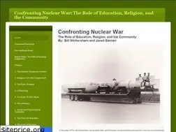 Sites similar to confrontingnuclearwar.com