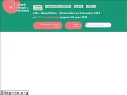 Sites similar to congresfrancaispsychiatrie.org