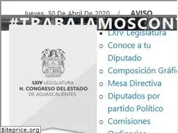 Sites similar to congresoags.gob.mx