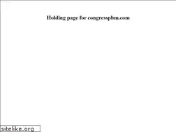 Sites similar to congresspbm.com