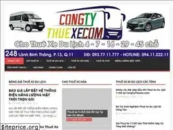 Sites similar to congtythuexe.com